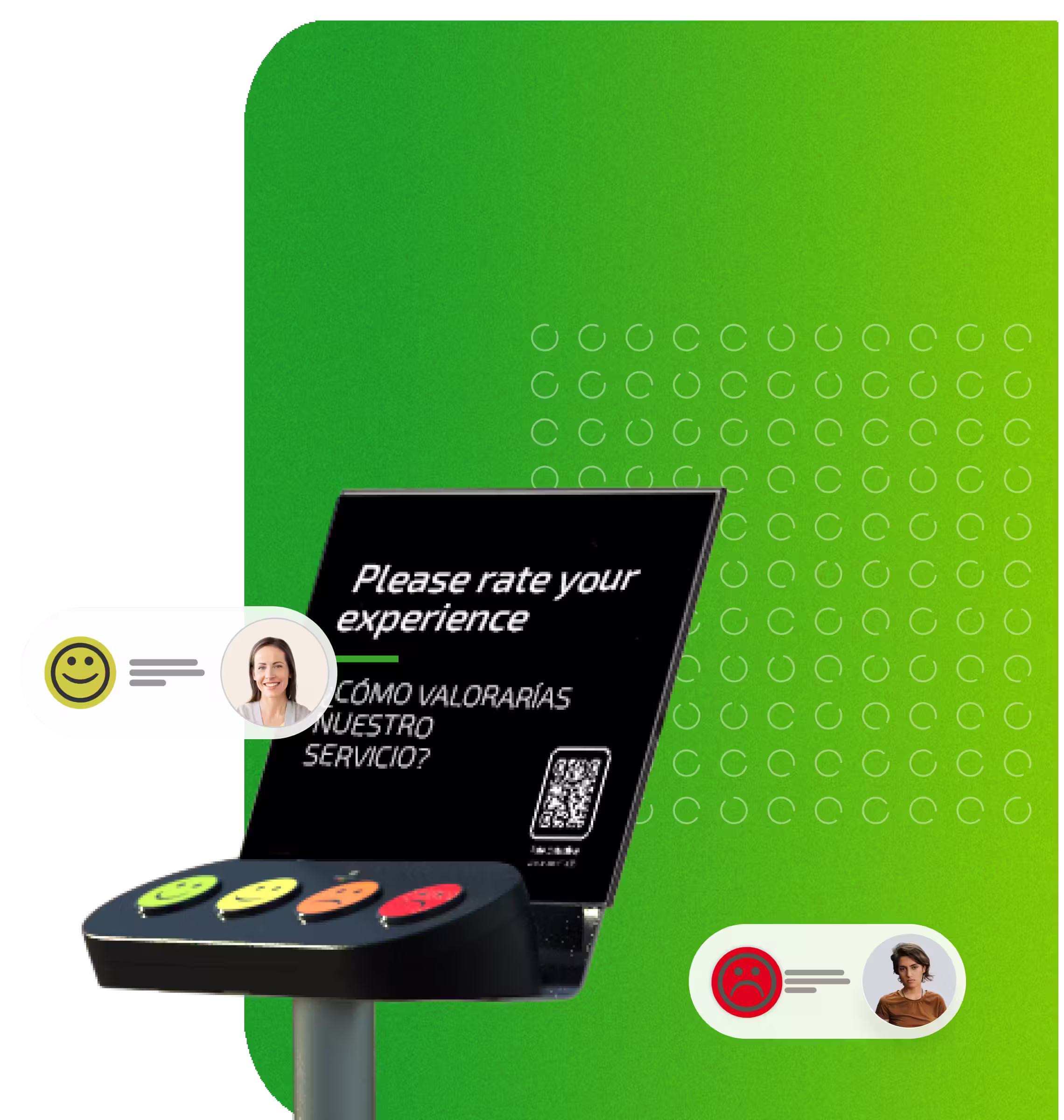 Bornes de Satisfaction à Boutons