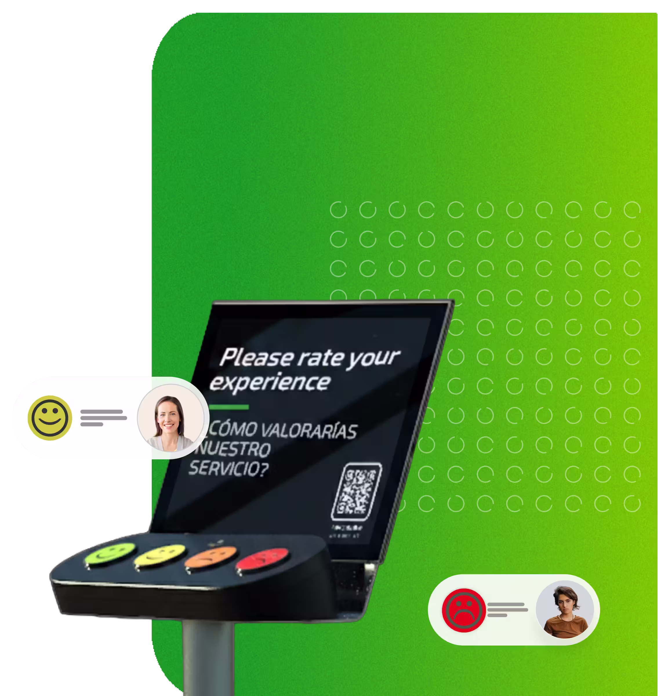 Bornes de Satisfaction à Boutons